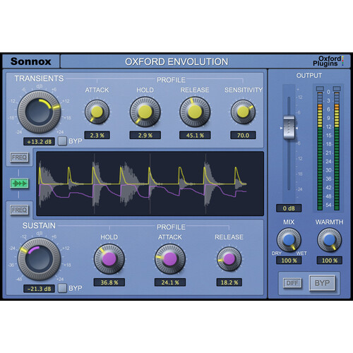 Sonnox Oxford Envolution Envelope Shaper Audio Plug-In (HD-HDX)