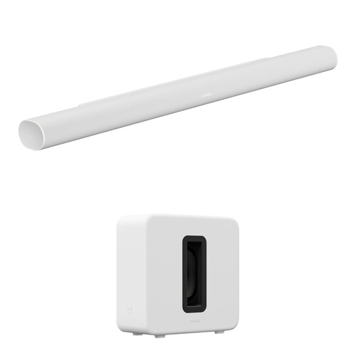 Sonos Arc Ultra Soundbar & Sub 4 Wireless Subwoofer Set (White)