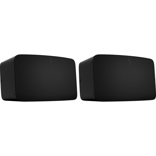 Sonos Hi-Fi Set Wireless Speakers (Pair of Fives, Black)