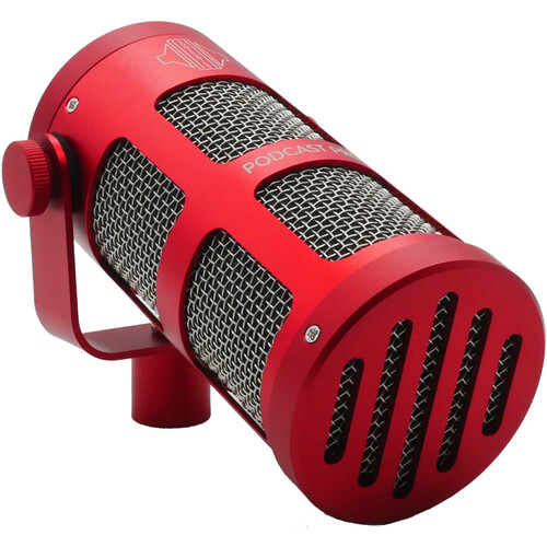 Sontronics PODCAST PRO Supercardioid Dynamic Broadcast Microphone (Red)