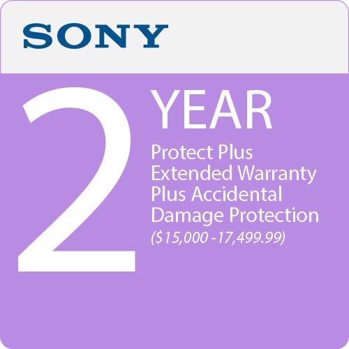 Sony Protect Plus 2-Year Extended Warranty Plus Accidental Damage Protection ($15000-17499.99)