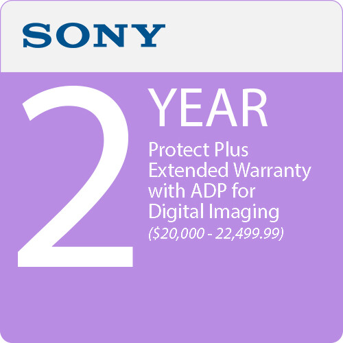 Sony Protect Plus 2-Year Extended Warranty Plus Accidental Damage Protection ($20000-22499.99)