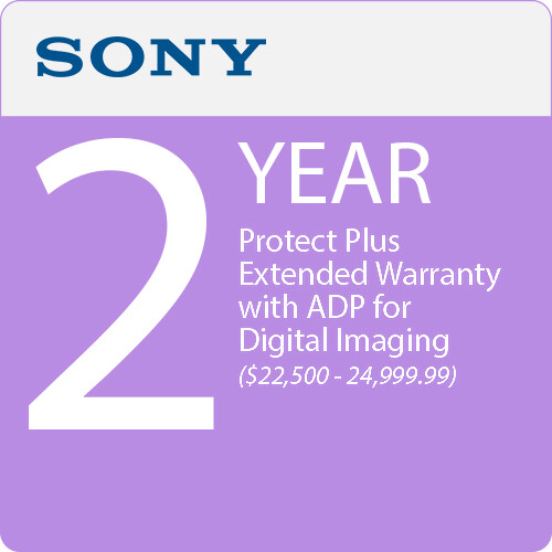 Sony Protect Plus 2-Year Extended Warranty Plus Accidental Damage Protection ($22500-24999.99)