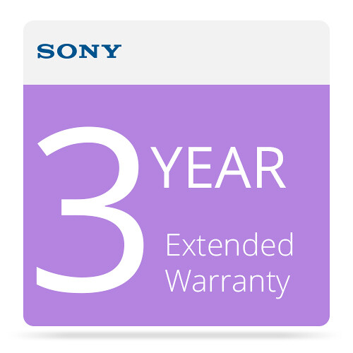 Sony 3-Year Protect Extended Warranty for PXW-Z150 Camcorder