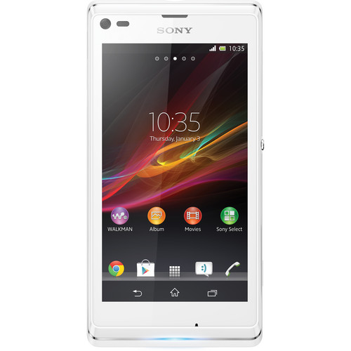 Sony Xperia L C2104 8GB Smartphone (Unlocked, White)
