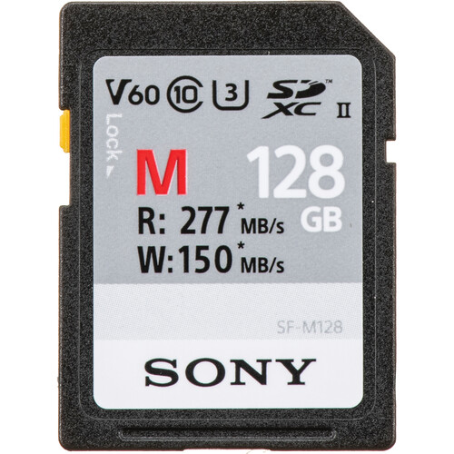 Sony 128GB SF-M UHS-II SDXC Memory Card (2-Pack)