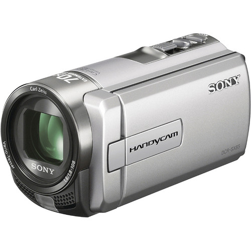 Sony 16GB DCR-SX85 Camcorder (Silver) B&H Photo Video