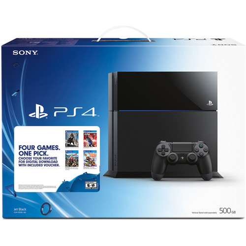 Sony PlayStation 4 PS4 Four Games, One Pick PS4 Bundle 3000767 B&H