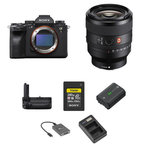 Sony a1 Mirrorless Camera with 50mm f/1.4 Lens and Performance Kit