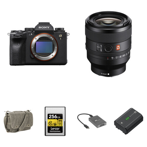 Sony a1 Mirrorless Camera with 50mm f/1.4 Lens and Essentials+ Kit