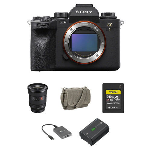 Sony a1 Mirrorless Camera with 16-35mm f/2.8 II Lens and Essentials+ Kit