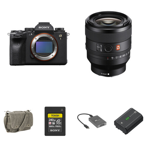 Sony a1 Mirrorless Camera with 50mm f/1.4 Lens and Essentials+ Kit