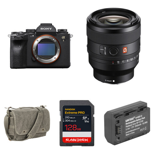 Sony a1 Mirrorless Camera with 50mm f/1.4 Lens and Basic Bundle