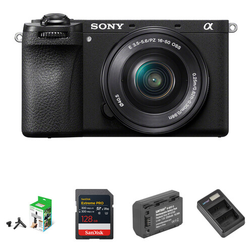 Sony a6700 Mirrorless Camera with 16-50mm f/3.5-5.6 Lens and Content Creation Kit