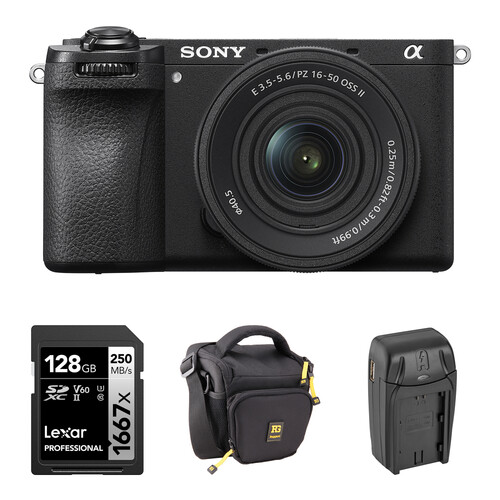 Sony a6700 Mirrorless Camera with 16-50mm f/3.5-5.6 II Lens and Basic Bundle