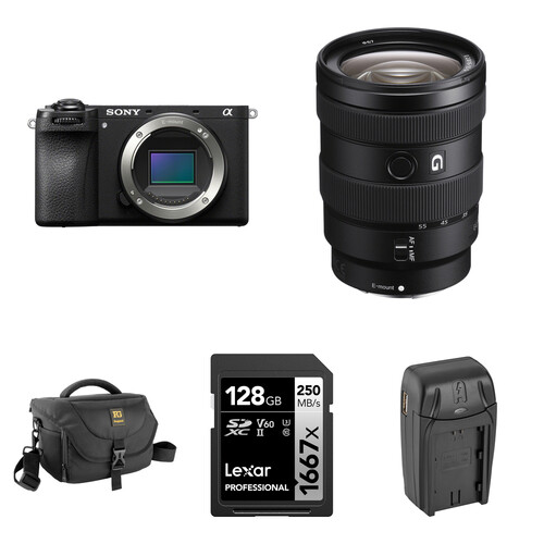 Sony a6700 Mirrorless Camera with 16-55mm f/2.8 Lens and Basic Bundle