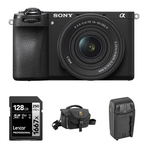 Sony a6700 Mirrorless Camera with 16-50mm f/3.5-5.6 II Lens and Basic Bundle