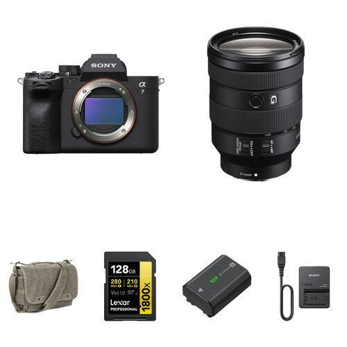 Sony a7 IV Mirrorless Camera with 24-105mm f/4 Lens and Essentials+ Kit