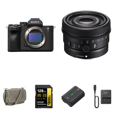 Sony a7 IV Mirrorless Camera with 50mm f/2.5 Lens and Essentials+ Kit