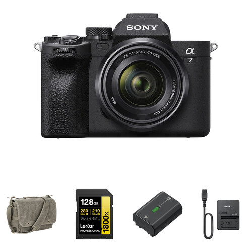 Sony a7 IV Mirrorless Camera with 28-70mm f/3.5-5.6 Lens and Essentials+ Kit