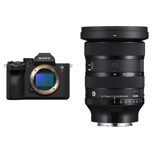 Sony a7 V Mirrorless Camera with Sigma 24-70mm f/2.8 Lens for Wedding Photography