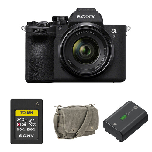 Sony a7 V Mirrorless Camera with 28-70mm II Lens and Essentials+ Kit