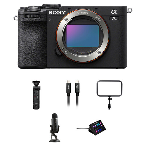 Sony a7C II Mirrorless Camera with Live Streaming Kit (Black)