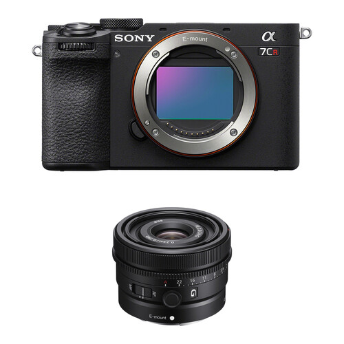 Sony a7CR Mirrorless Camera with 24mm f/2.8 Lens Kit (Black)