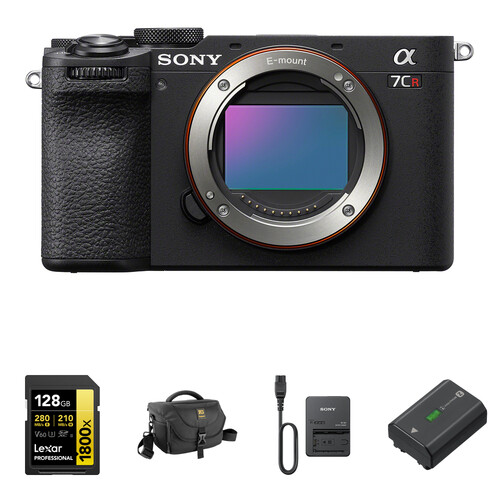 Sony a7CR Mirrorless Camera with Essentials+ Kit (Black)