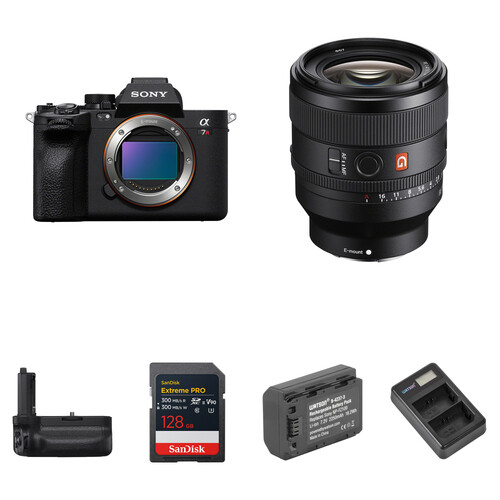 Sony a7R V Mirrorless Camera with 50mm f/1.4 Lens and Performance Kit