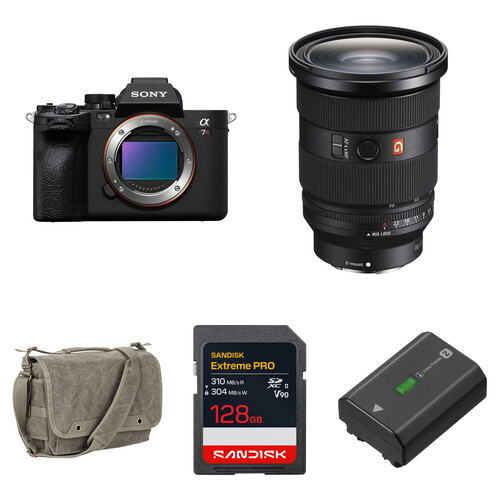 Sony a7R V Mirrorless Camera with 24-70mm f/2.8 II Lens and Essentials+ Kit
