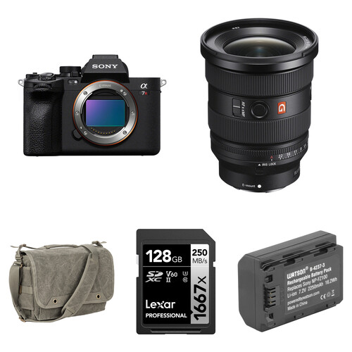 Sony a7R V Mirrorless Camera with 16-35mm f/2.8 II Lens and Basic Bundle