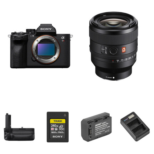 Sony a7R V Mirrorless Camera with 50mm f/1.4 Lens and Performance Kit