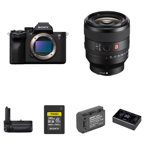Sony a7R V Mirrorless Camera with 50mm f/1.4 Lens and Performance Kit