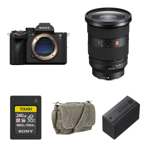 Sony a7R VI Mirrorless Camera with 24-70mm f/2.8 Lens and Essentials+ Kit