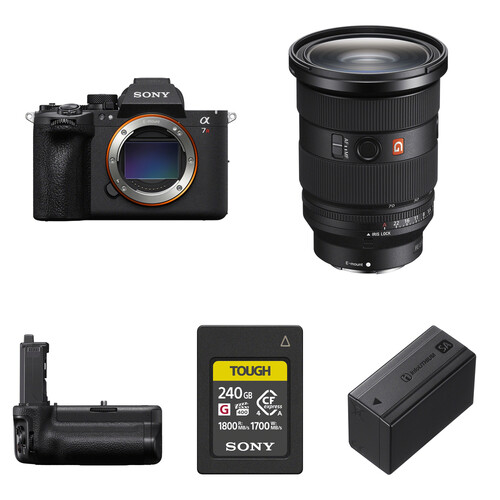 Sony a7R VI Mirrorless Camera with 24-70mm f/2.8 Lens and Performance Kit