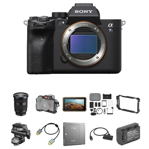 Sony a7S III Mirrorless Camera with 24-70mm f/2.8 II Lens and Raw Recording Kit