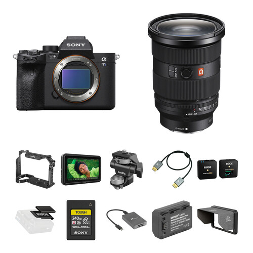 Sony a7S III Mirrorless Camera with 24-70mm f/2.8 II Lens and Content Creation Kit