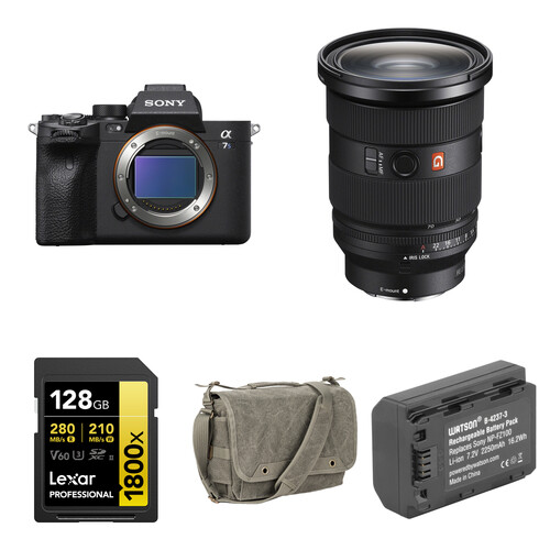 Sony a7S III Mirrorless Camera with 24-70mm f/2.8 GM II Lens and Basic Bundle