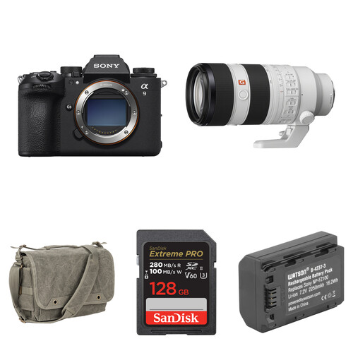 Sony a9 III Mirrorless Camera with 70-200mm f/2.8 II Lens and Basic Bundle