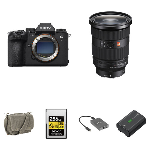 Sony a9 III Mirrorless Camera with 24-70mm f/2.8 II Lens and Essentials+ Kit