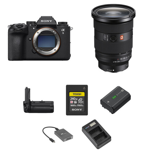 Sony a9 III Mirrorless Camera with 24-70mm f/2.8 II Lens and Performance Kit