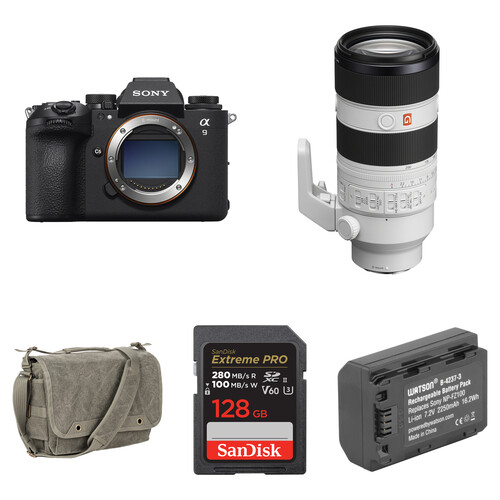 Sony a9 III Mirrorless Camera with 70-200mm f/2.8 II Lens and Basic Bundle