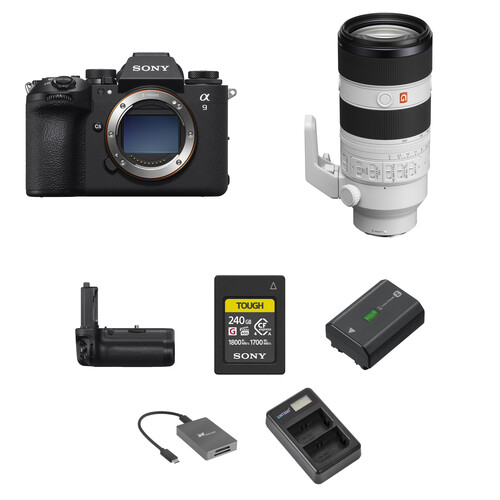Sony a9 III Mirrorless Camera with 70-200mm f/2.8 II Lens and Performance Kit