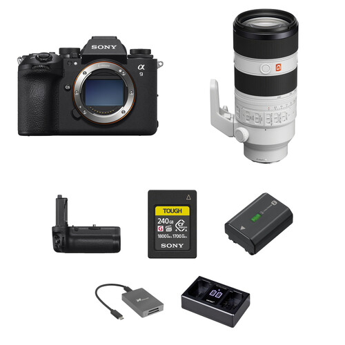 Sony a9 III Mirrorless Camera with 70-200mm f/2.8 II Lens and Performance Kit