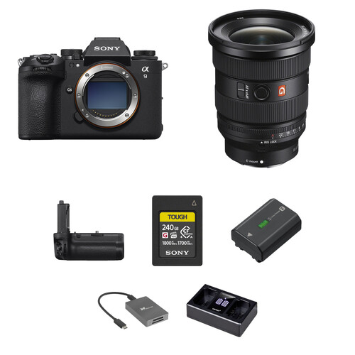 Sony a9 III Mirrorless Camera with 16-35mm f/2.8 II Lens and Performance Kit
