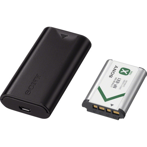 Sony Battery and Travel DC Charger Kit with NP-BX1 ACCTRDCX B&H