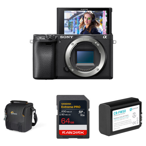 Sony a6400 Mirrorless Camera with Basic Bundle