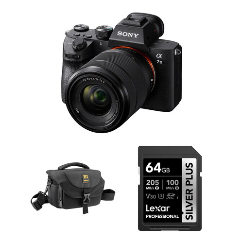 Sony a7 III Mirrorless Camera with 28-70mm f/3.5-5.6 Lens and Basic Bundle