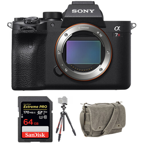 Sony Alpha a7R IV Mirrorless Digital Camera Body with Tripod Kit